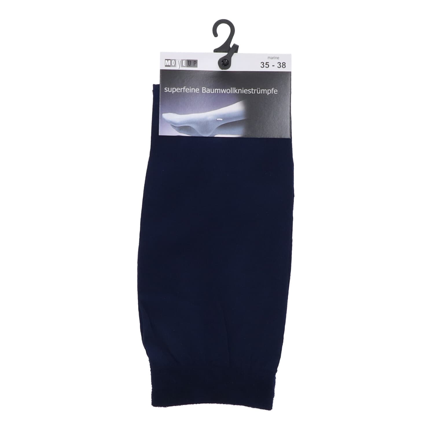 Produktbild MOVE UP Damen Kniestrümpfe Baumwolle Superfein 2 von 4