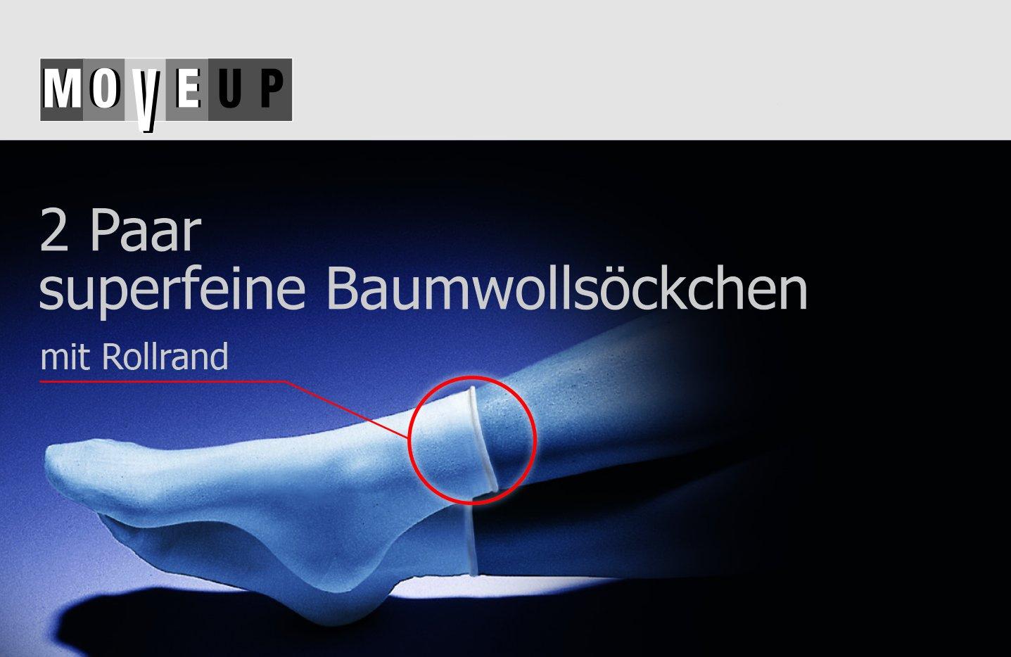 Produktbild MOVE UP Damen Socken Baumwolle Superfein mit Rollrand 3 von 4