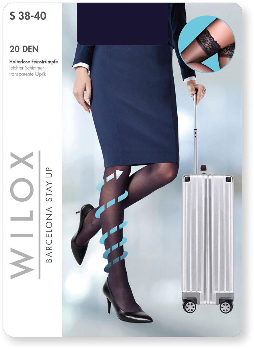 Produktbild WILOX travel&work Damen halterlose Stützstrümpfe BARCELONA 20 DEN 2 von 2