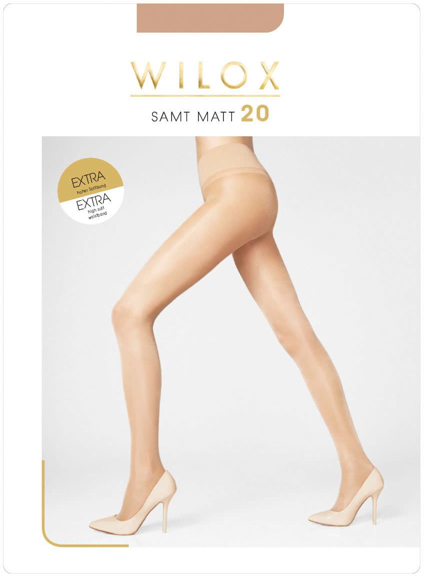 Produktbild WILOX Damen Feinstrumpfhose SAMT MATT 20 DEN 2 von 2