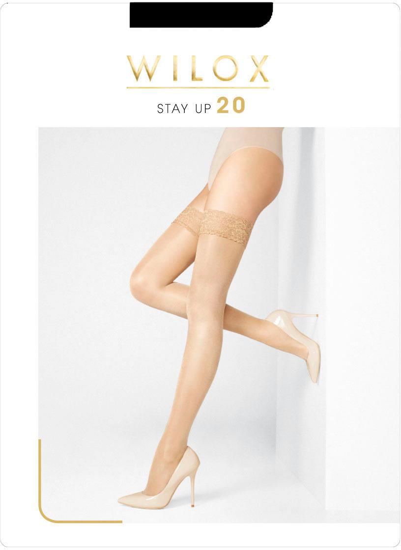 Produktbild WILOX Damen Halterlose Strümpfe STAY UP 20 DEN 2 von 2