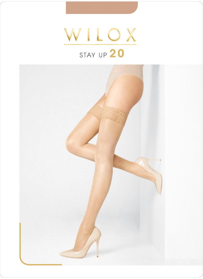 Produktbild WILOX Damen Halterlose Strümpfe STAY UP 20 DEN 2 von 2