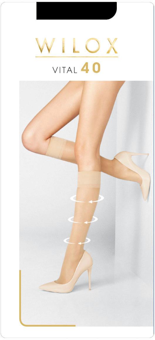 Produktbild WILOX Damen Stützkniestrümpfe VITAL 40 DEN 2 von 2