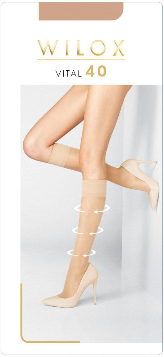 Produktbild WILOX Damen Stützkniestrümpfe VITAL 40 DEN 2 von 2