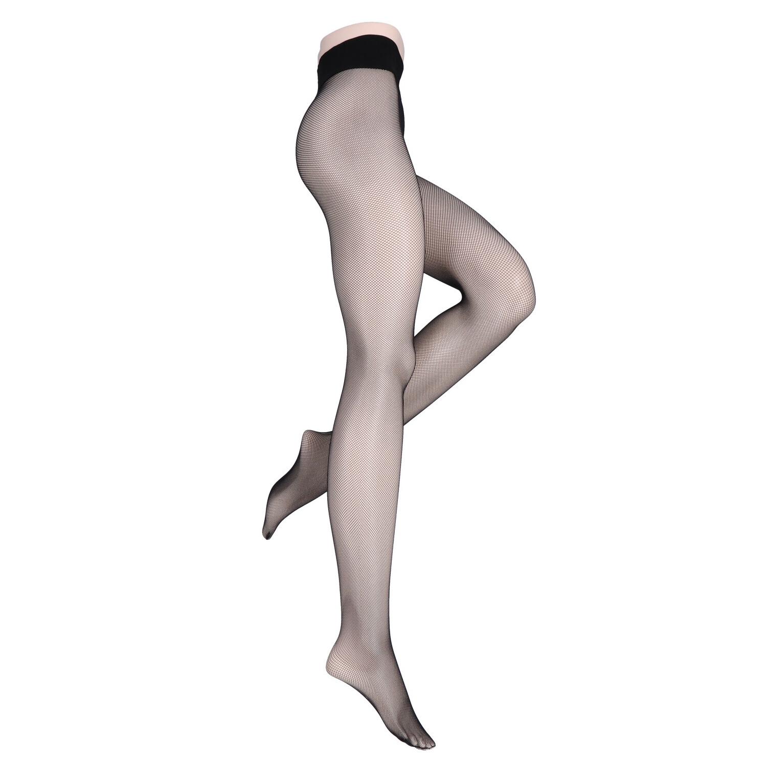 MOVE UP Damen Netzstrumpfhose Feines Netz