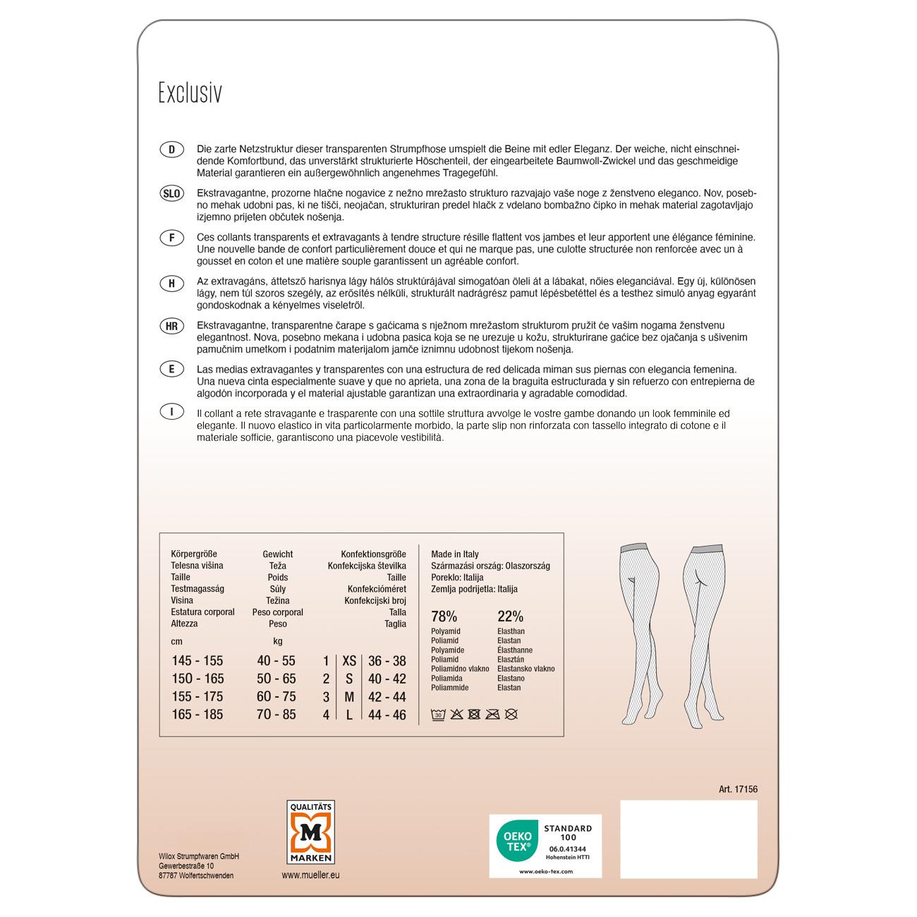 Produktbild MOVE UP Damen Netzstrumpfhose Feines Netz 3 von 3