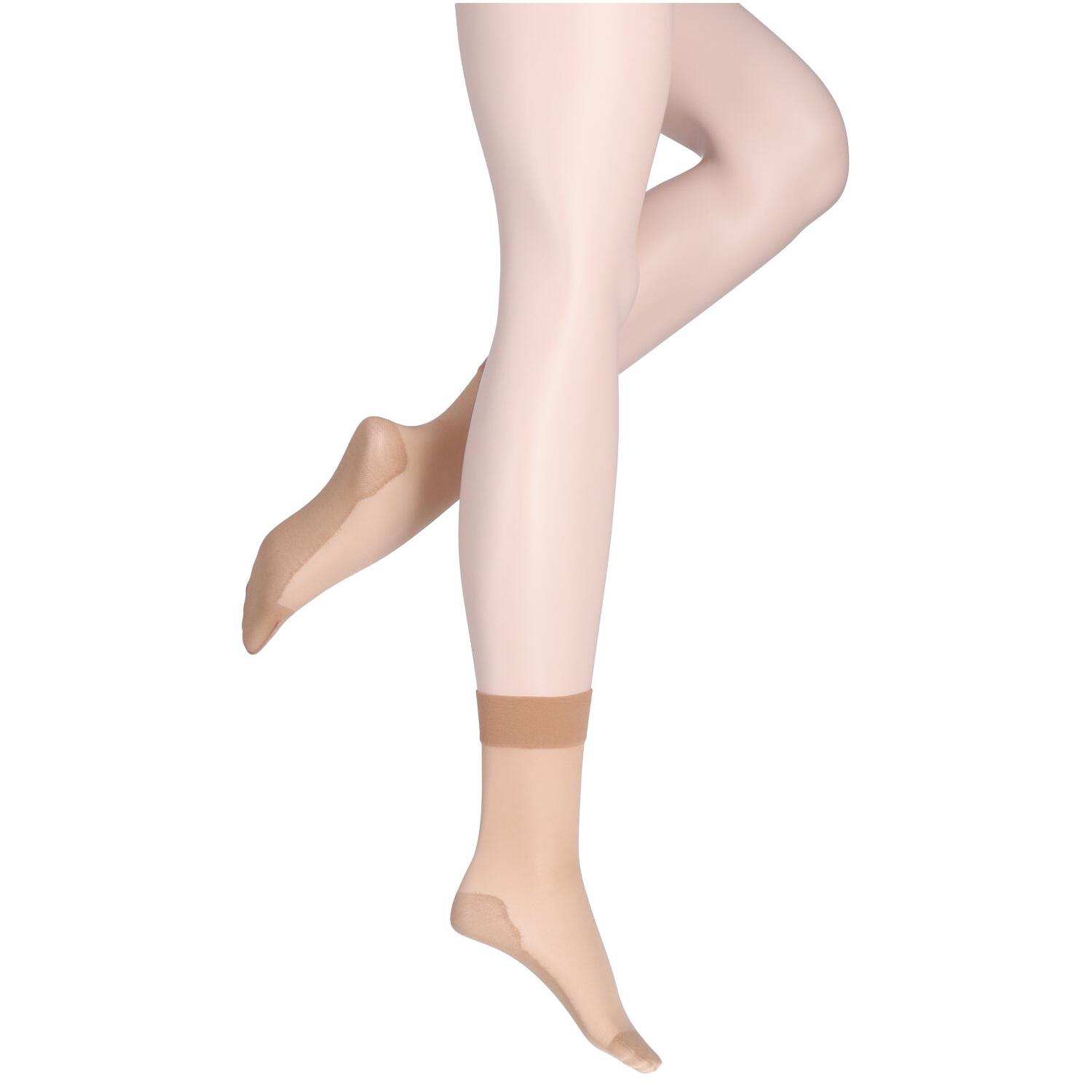 MOVE UP Damen Söckchen mit Baumwollsohle Satin Dream 20 DEN