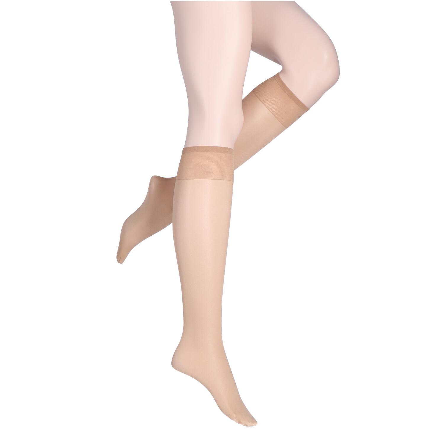 MOVE UP Damen Kniestrümpfe Satin Dream 20 DEN