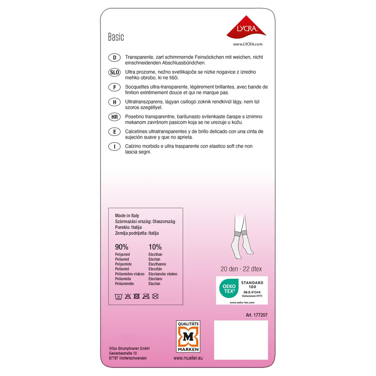Produktbild MOVE UP Damen Söckchen Satin Dream 20 DEN 3 von 3