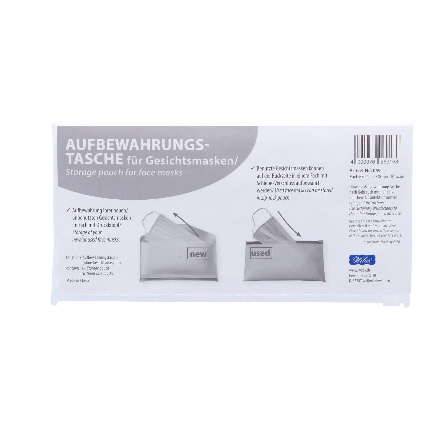 Produktbild Aufbewahungstasche für Gesichtsmasken 5 von 5