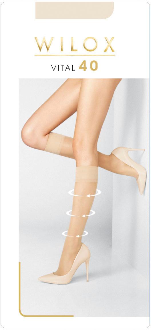 Produktbild WILOX Damen Stützkniestrümpfe VITAL 40 DEN 2 von 2