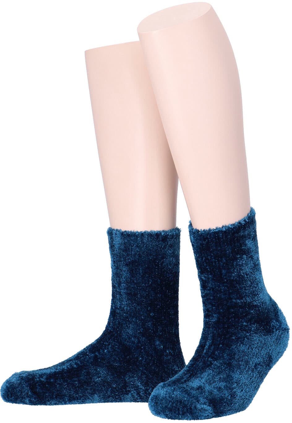 MOVE UP Damen Kuschelsocken Chenille