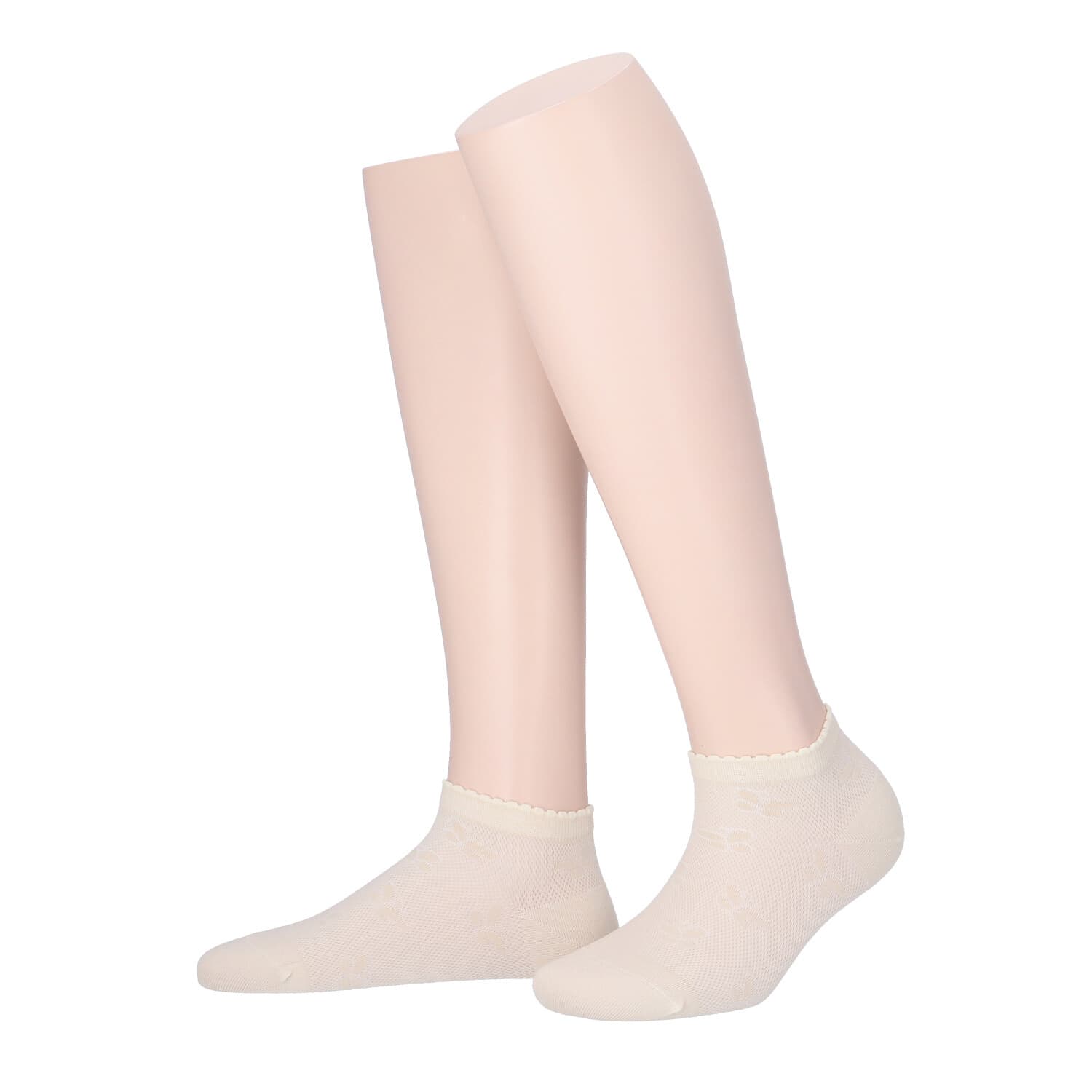 MOVE UP Damen Sneaker Socken mit Ajourdesign