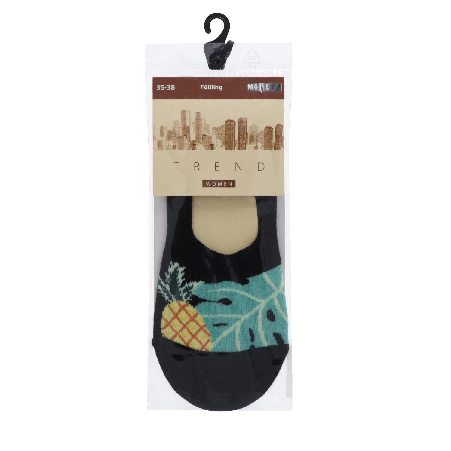 Produktbild MOVE UP Damen Füßlinge Ananas 2 von 2