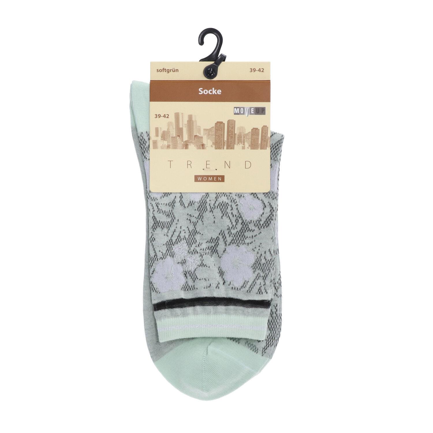 Produktbild MOVE UP Damen Socken Blumen Ornamente 2 von 2