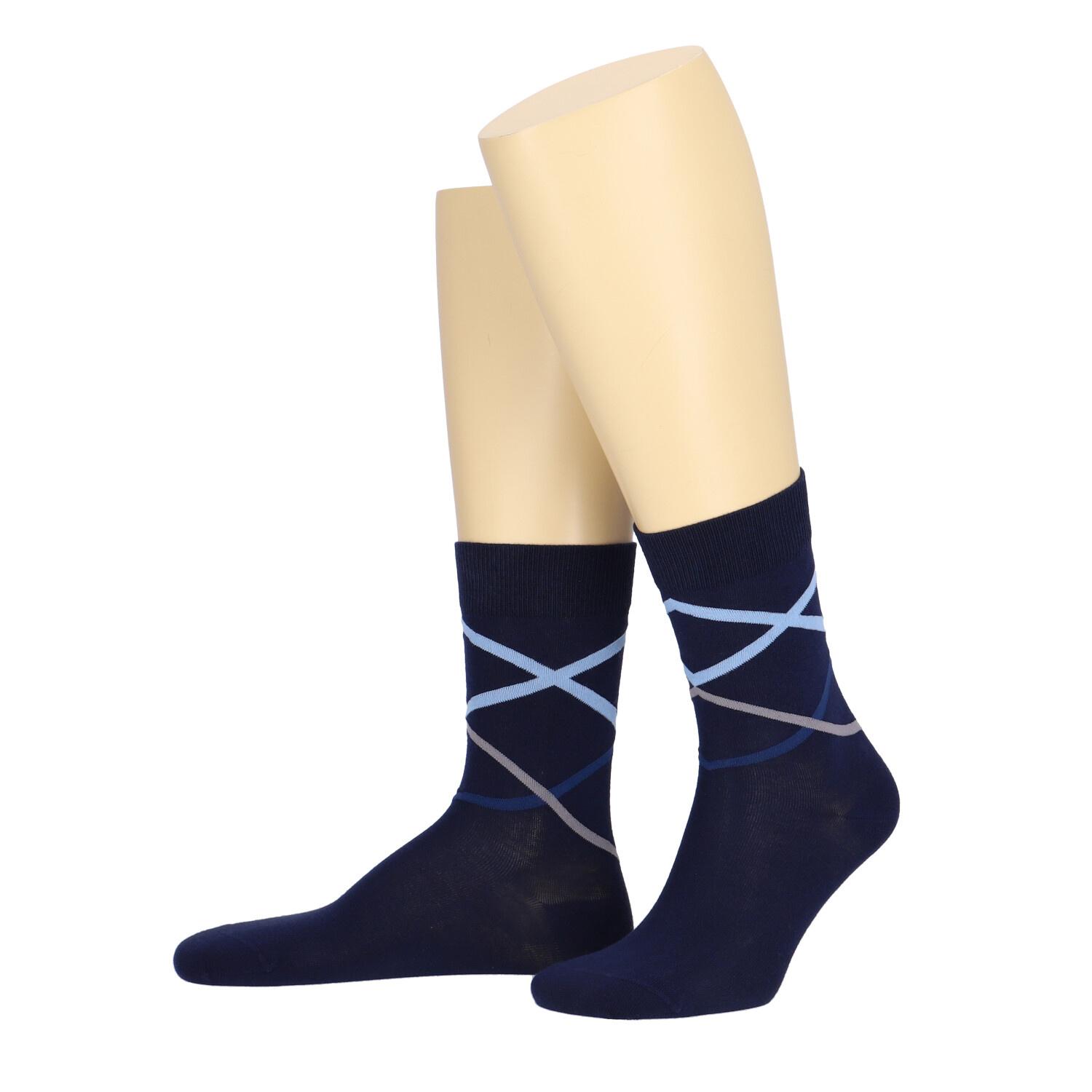 MOVE UP Herren Socken Argyle