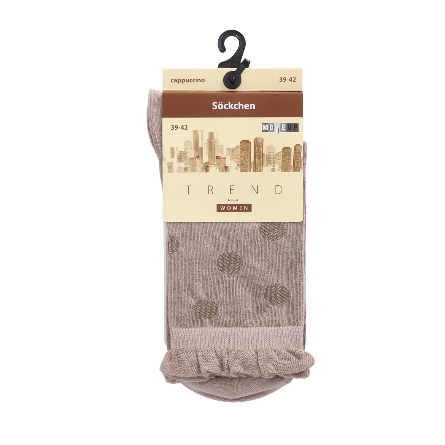 MOVE UP Damen Socken Punkte