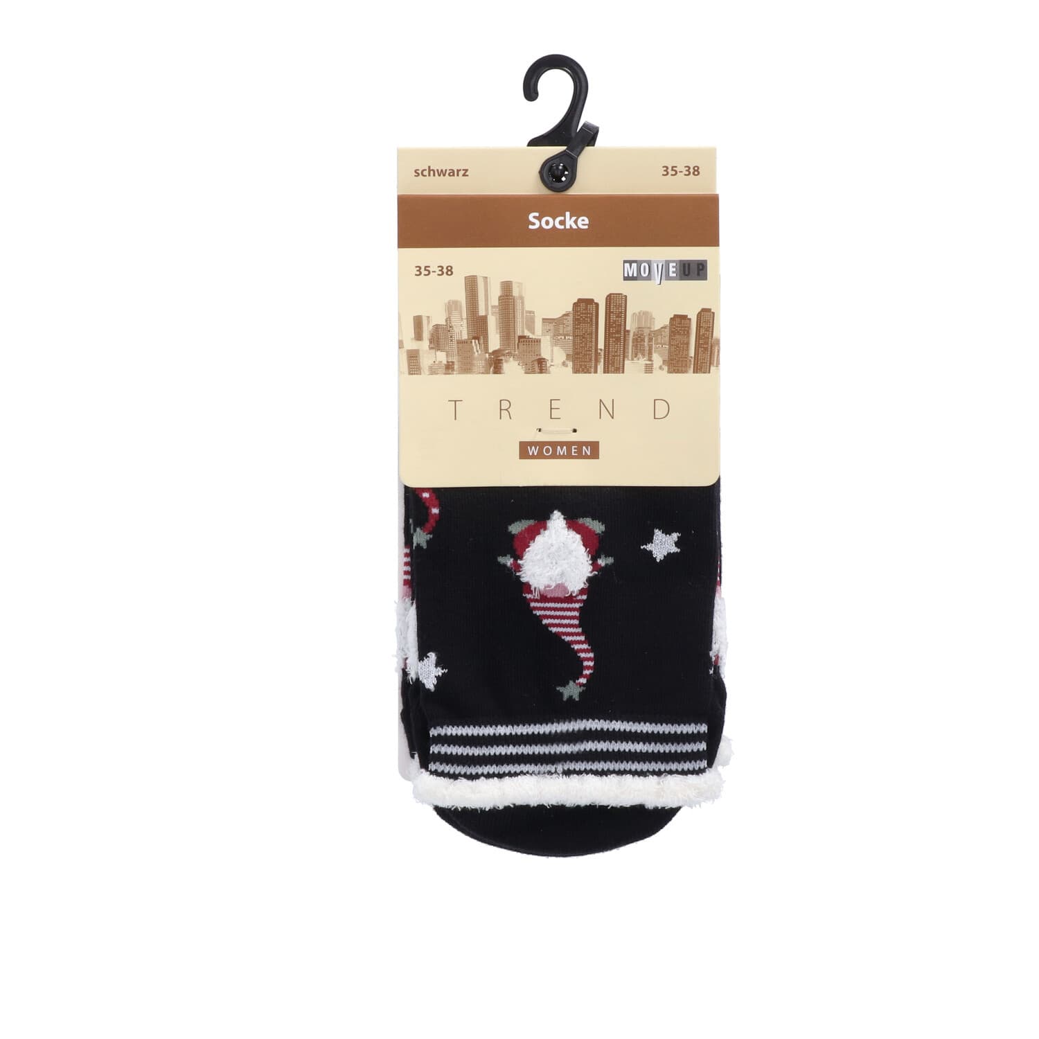 MOVE UP Damen Socken XMAS-Gnomes