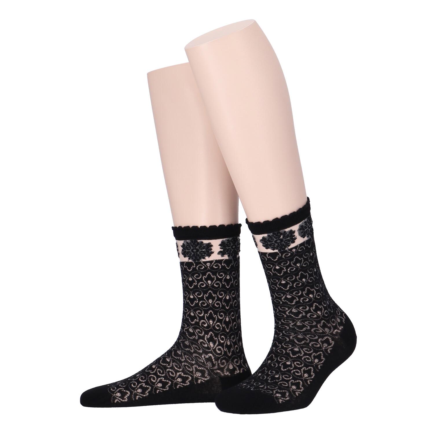 Produktbild MOVE UP Damen Socken Transparente Pünktchen 2 von 2