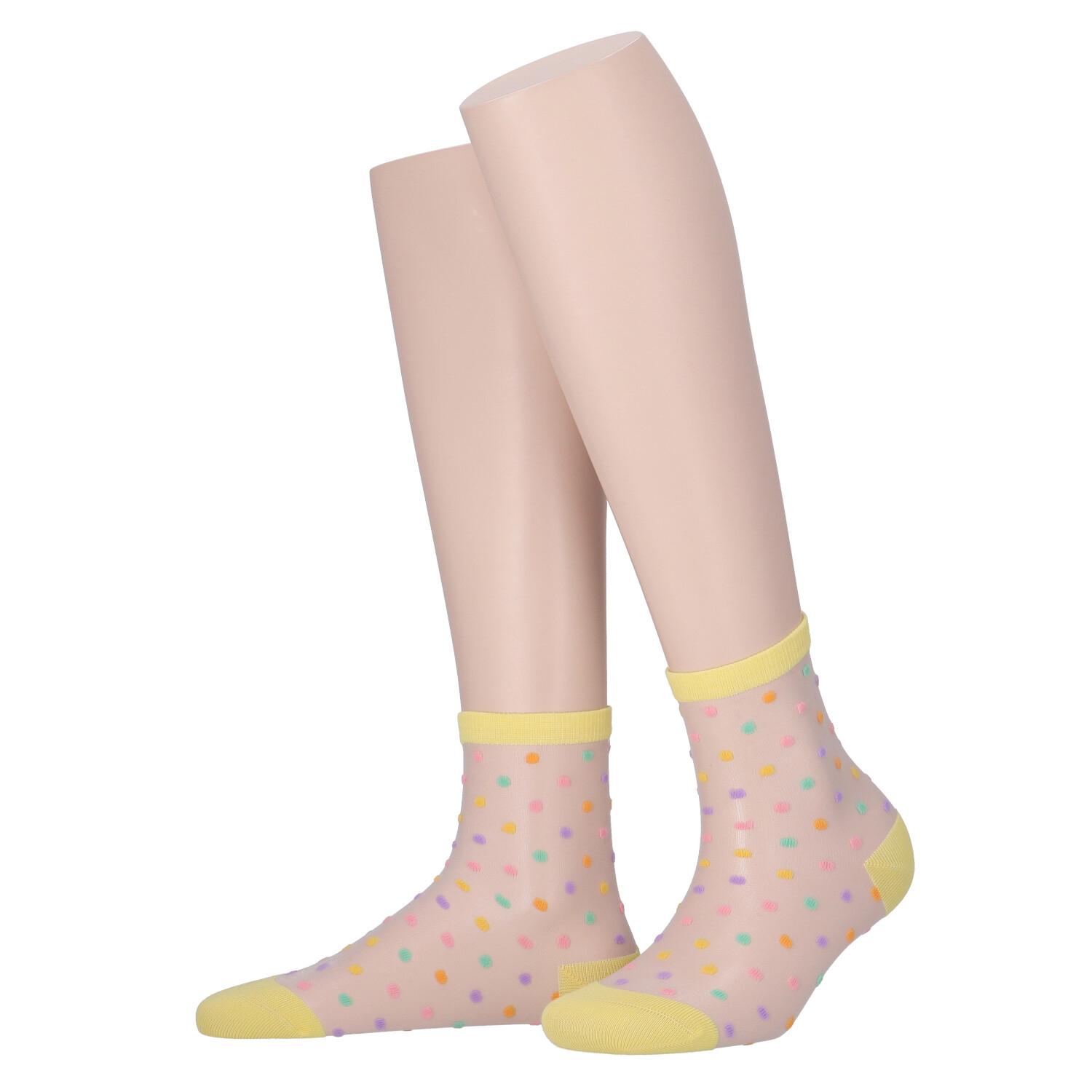 Produktbild MOVE UP Damen Socken Transparente Pünktchen 2 von 2