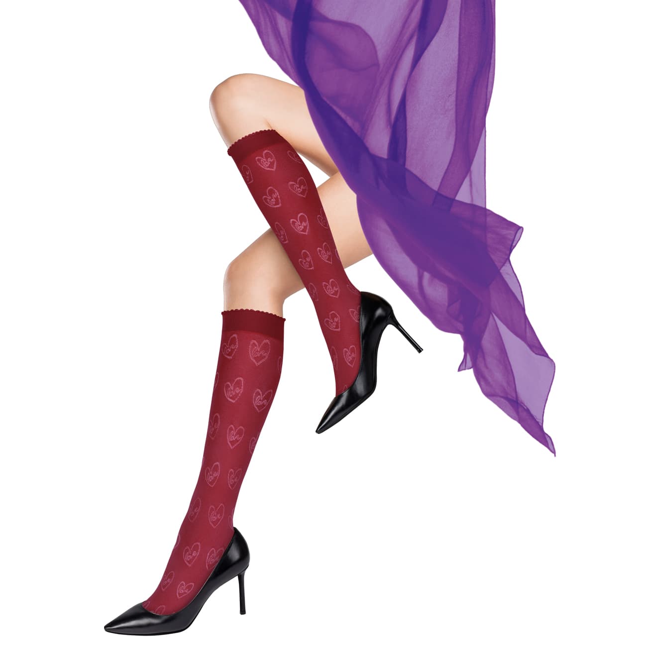 MOVE UP Damen Feinkniestrumpf Love 70 DEN