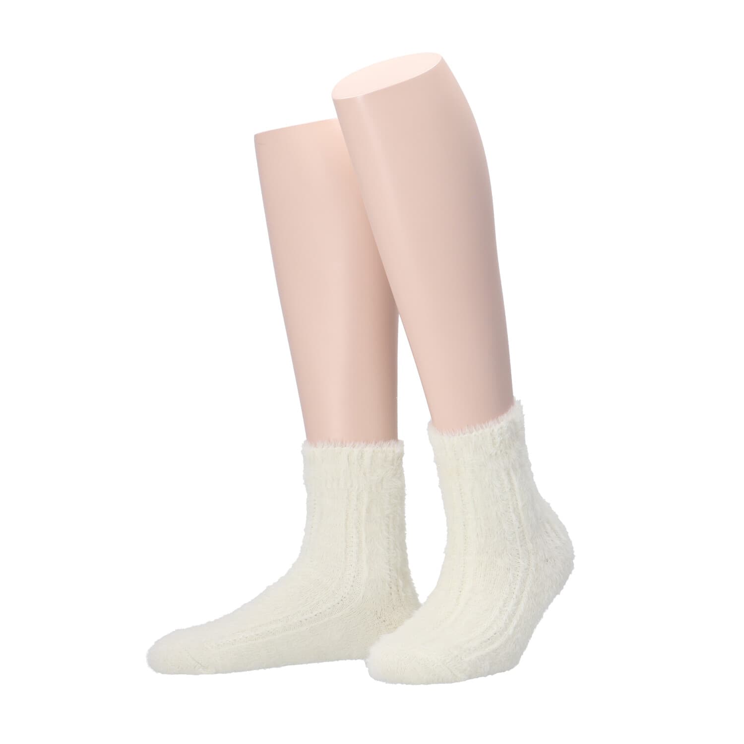 MOVE UP Damen Kuschelsocken Glitzereffekt
