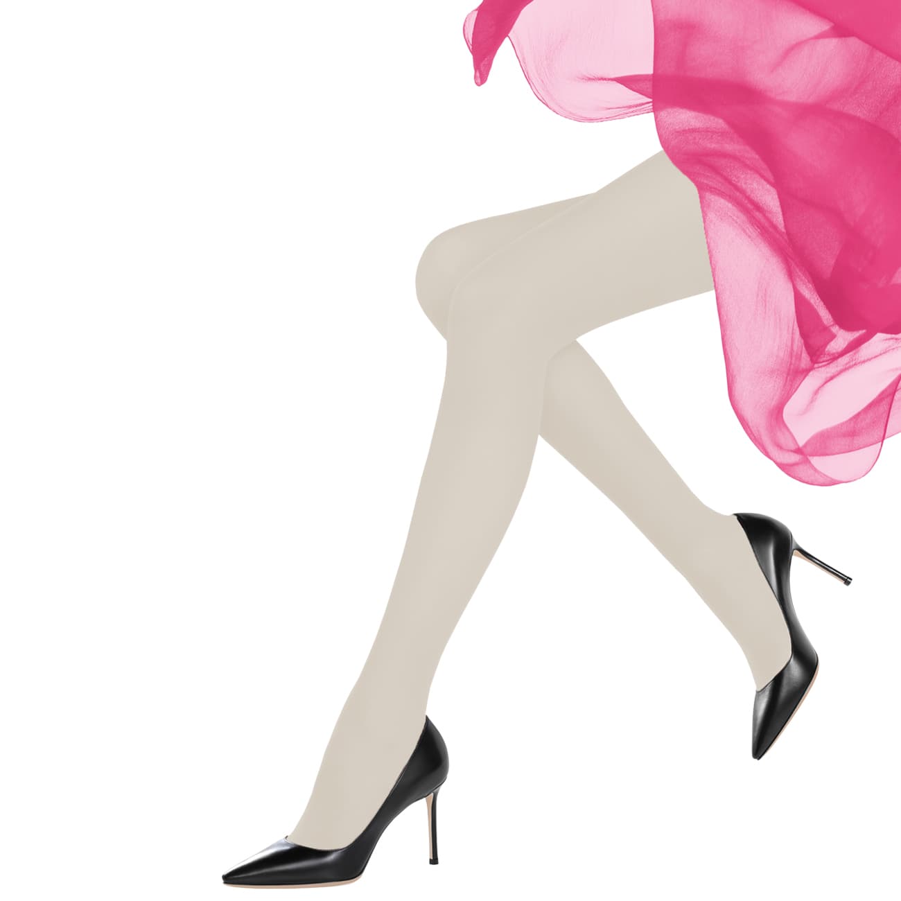 MOVE UP Damen Feinstrumpfhose Micro Look 60 DEN