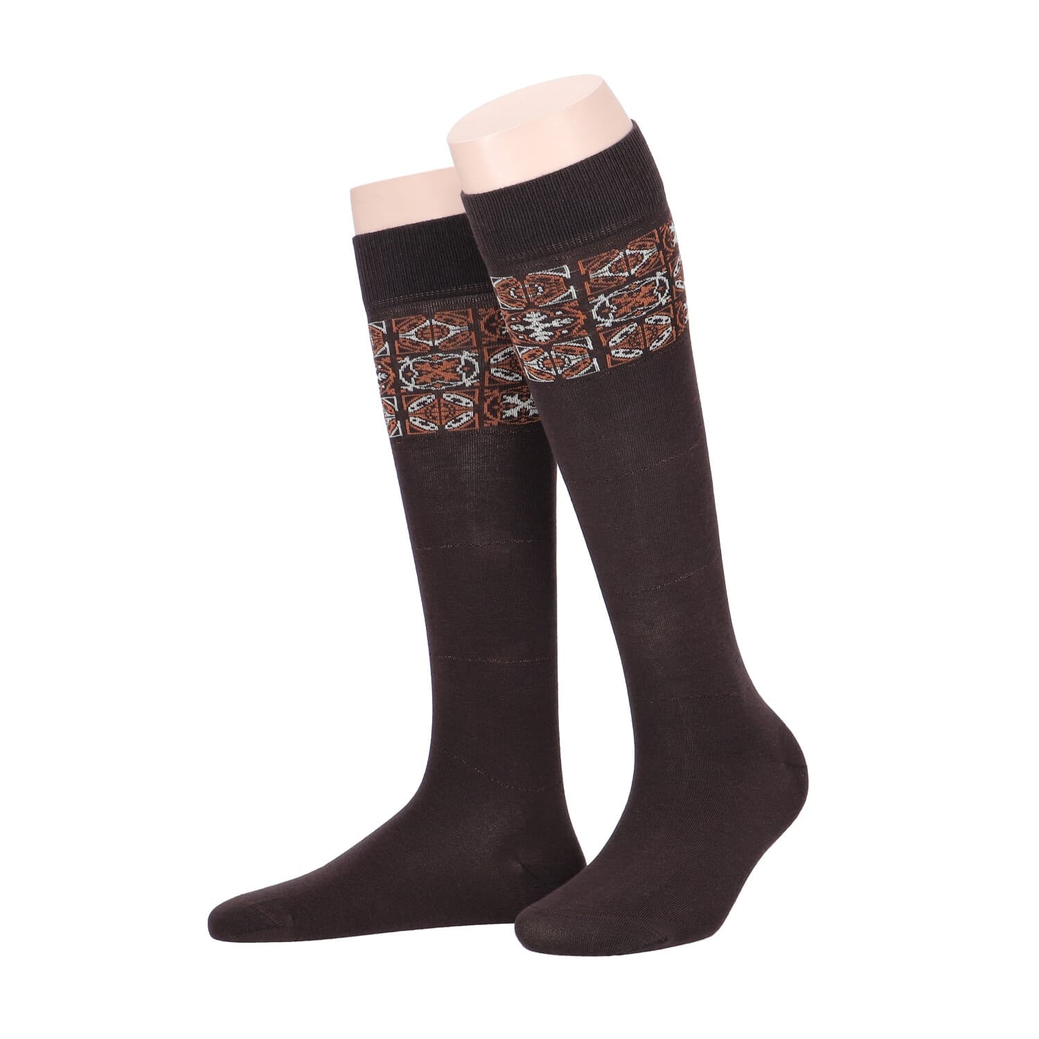 MOVE UP Damen Kniestrümpfe Vintage 