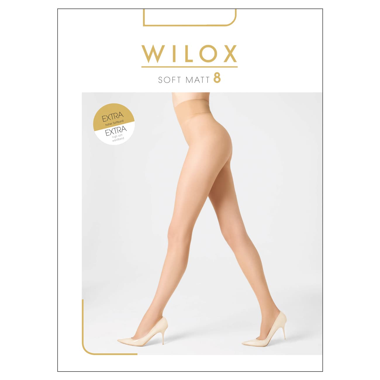 WILOX Damen Feinstrumpfhose Soft Matt 8 DEN