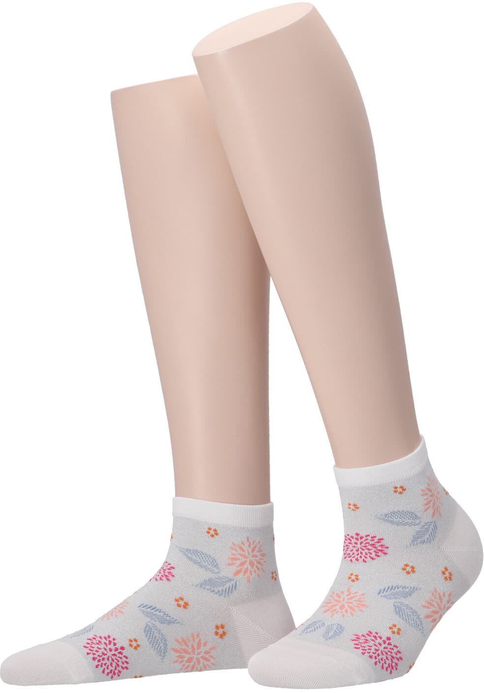 MOVE UP Damen Kurzsocken Blumen