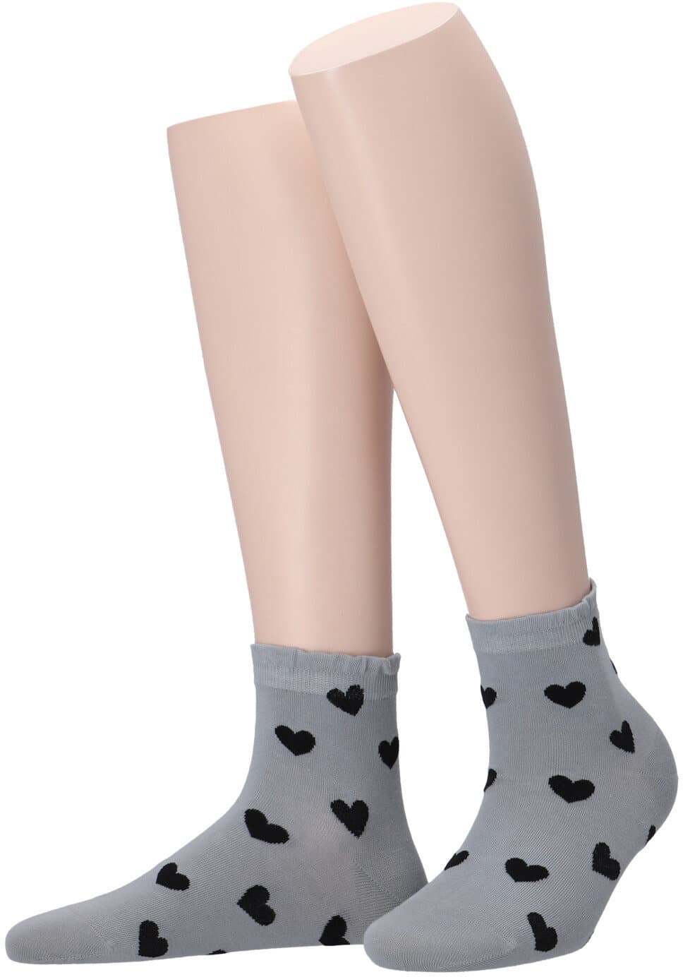 MOVE UP Damen Kurzsocken Herzen