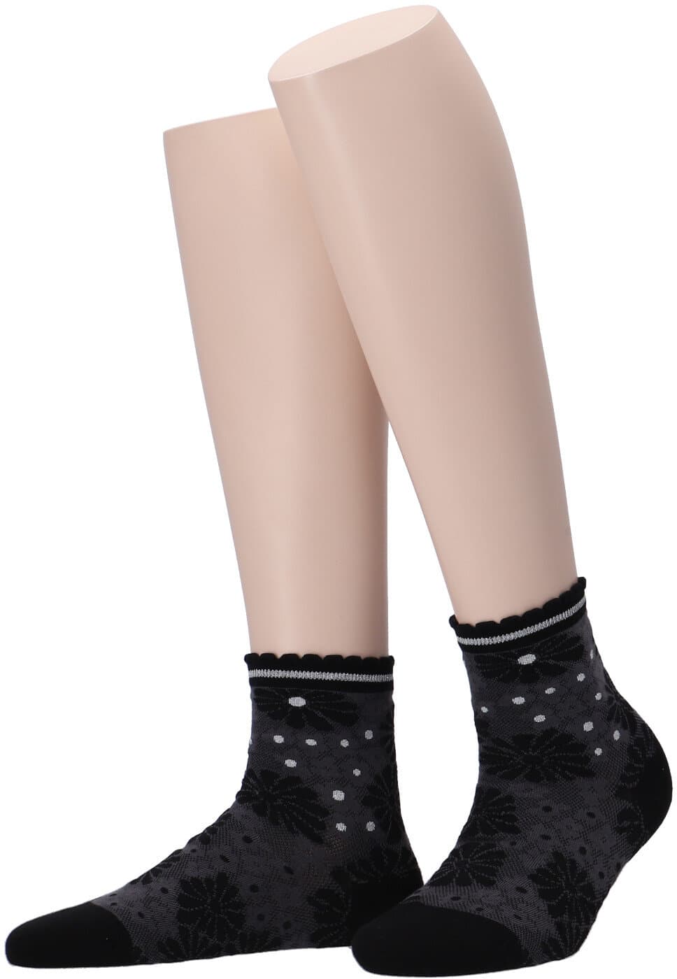 MOVE UP Damen Socken Blumen