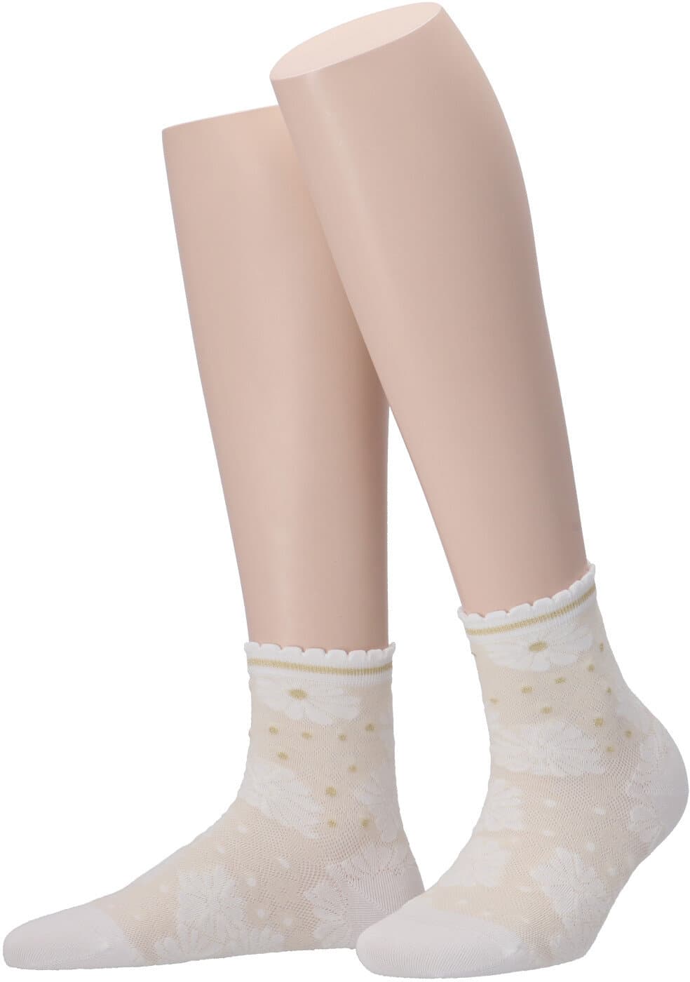 MOVE UP Damen Socken Blumen