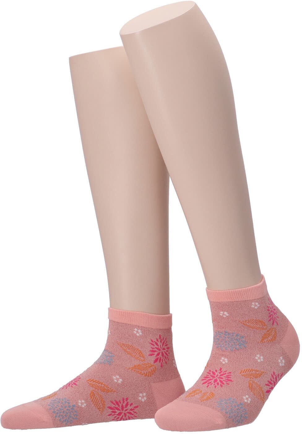 MOVE UP Damen Kurzsocken Blumen