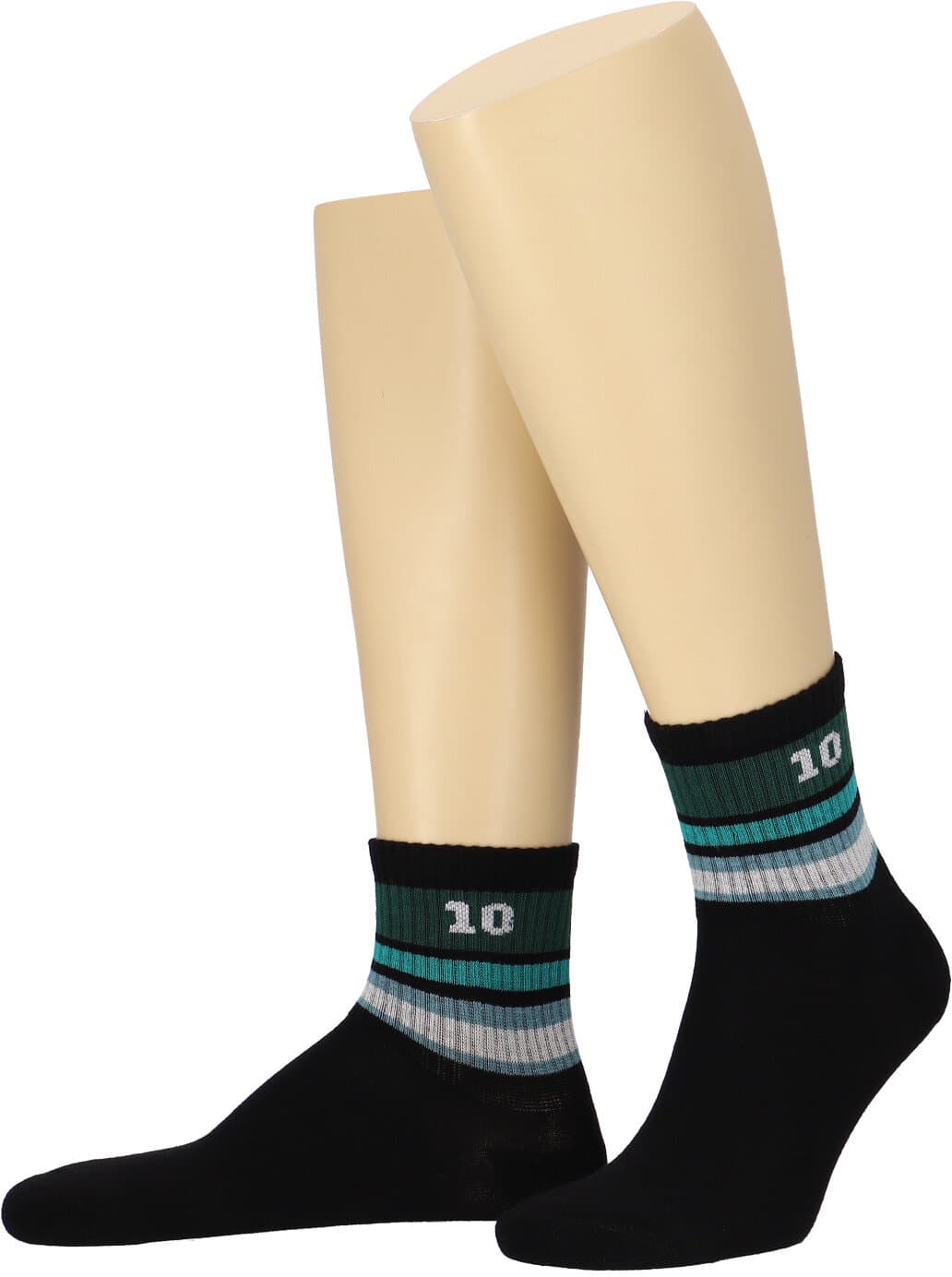 MOVE UP Herren Kurzsocken Quarter Stripes