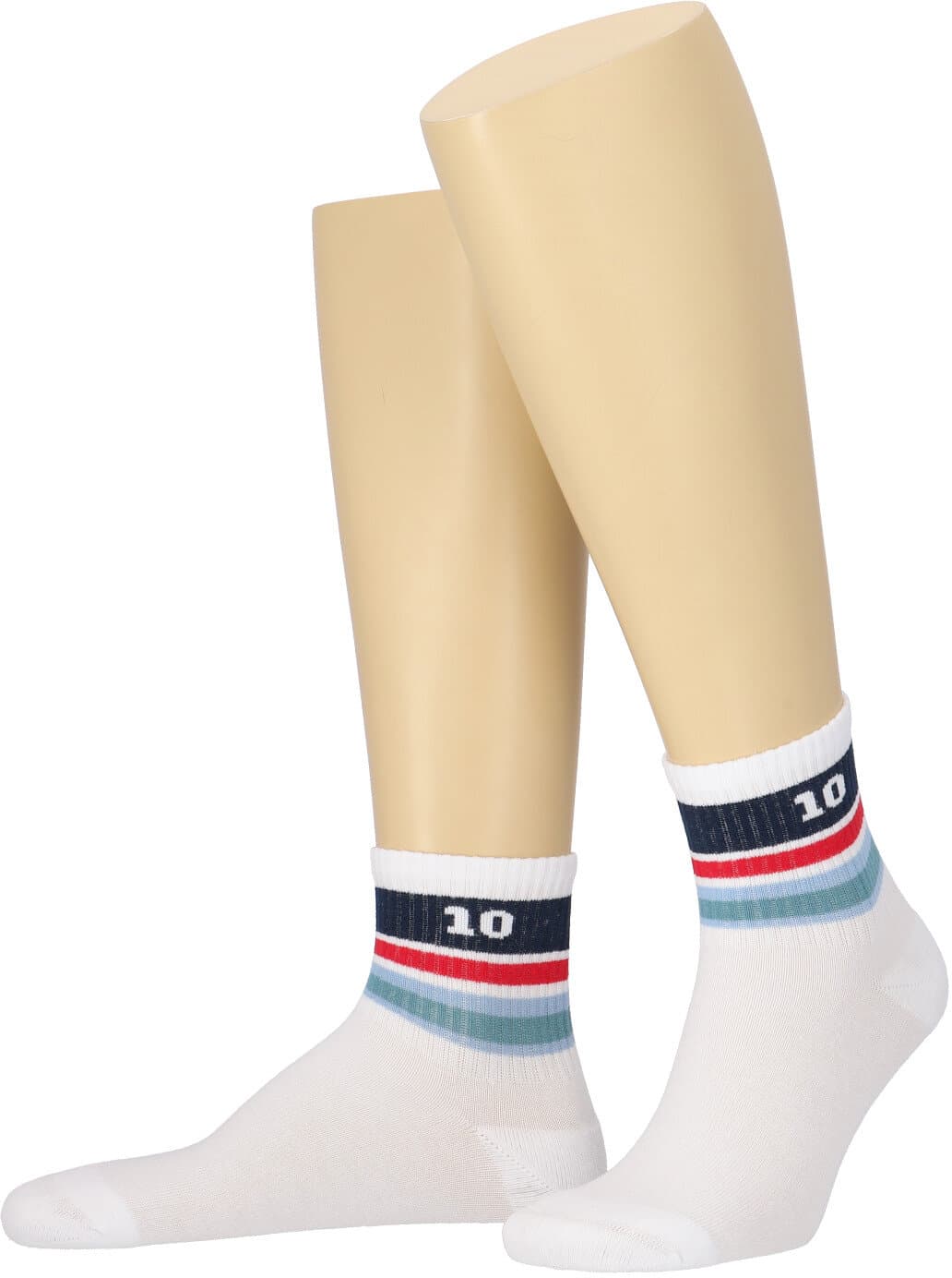 MOVE UP Herren Kurzsocken Quarter Stripes