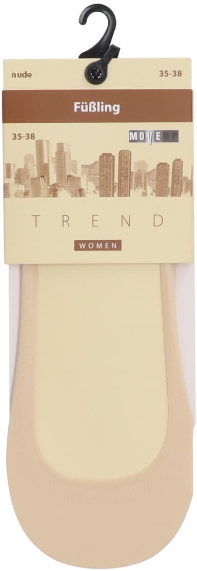 MOVE UP Damen Füßlinge mit Fütterung