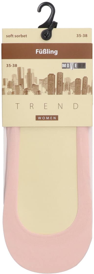 MOVE UP Damen Füßlinge mit Fütterung