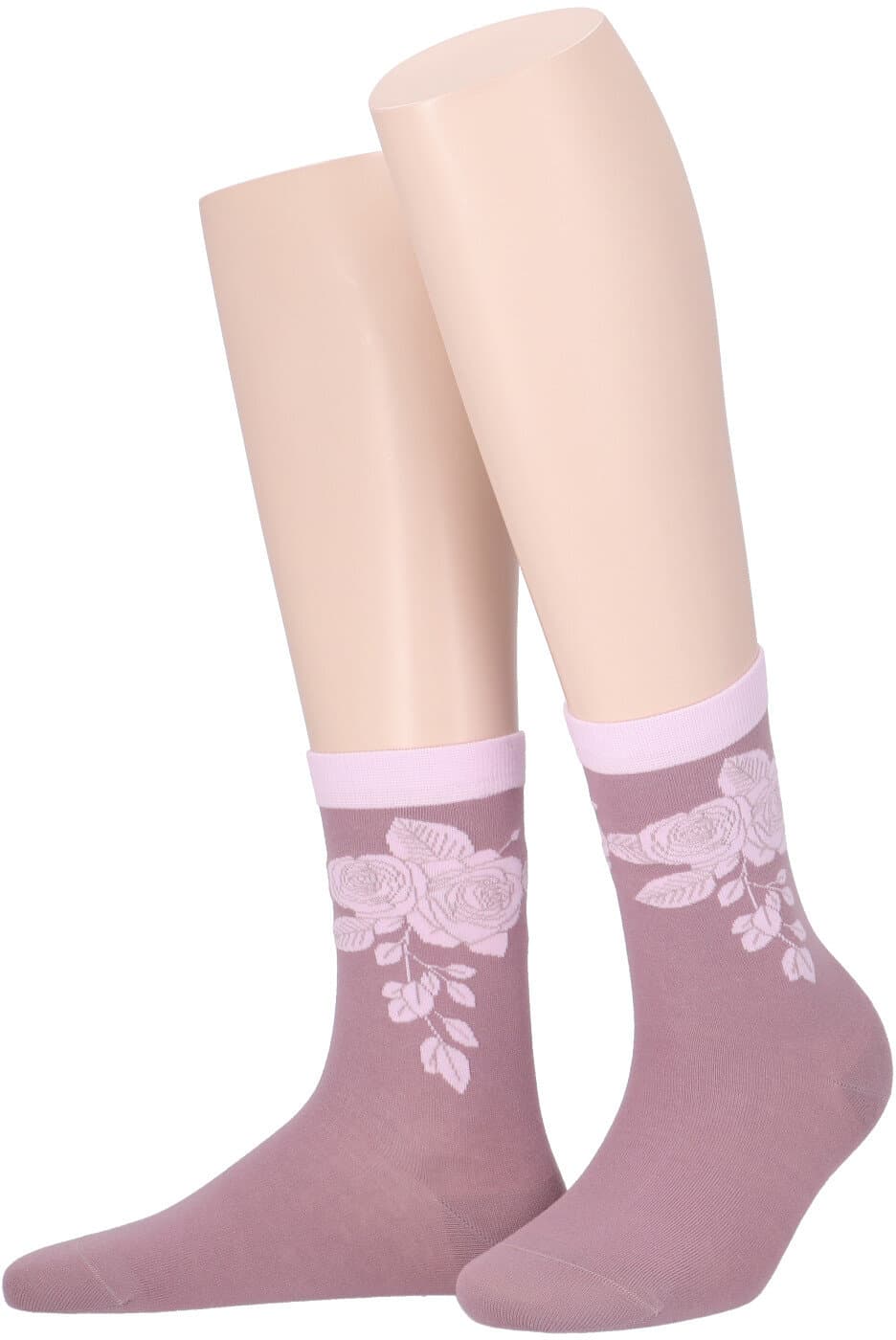 MOVE UP Damen Socken Blumen