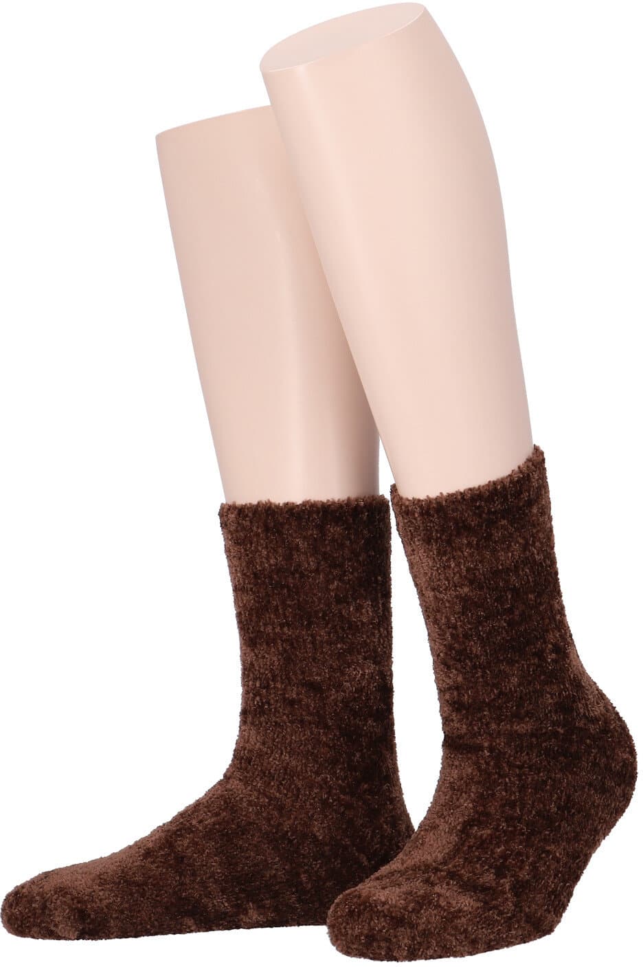 MOVE UP Damen Kuschelsocken Chenille