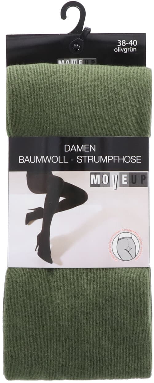 MOVE UP Damen Strumpfhose Baumwolle