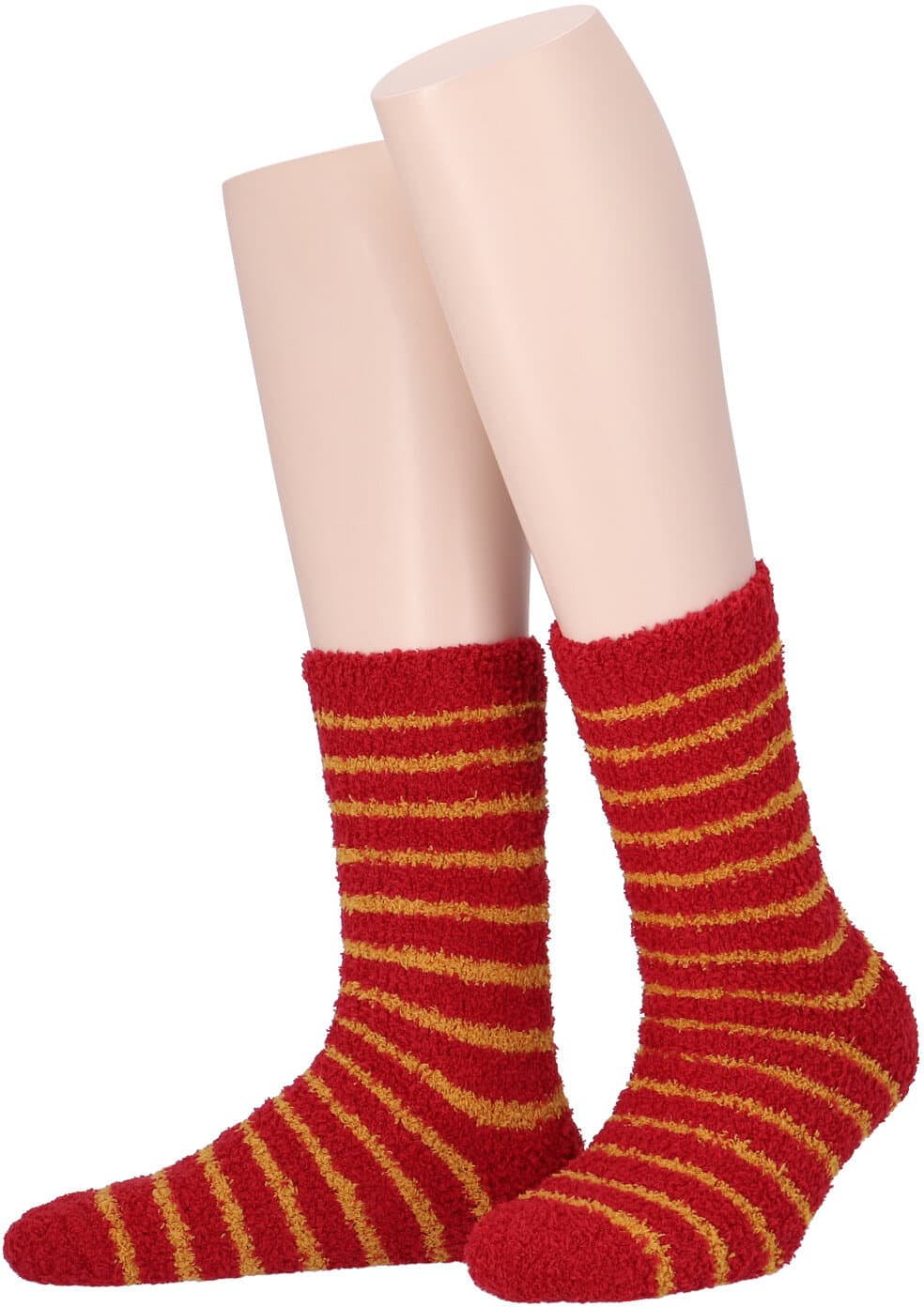 MOVE UP Damen Kuschelsocken Ringel