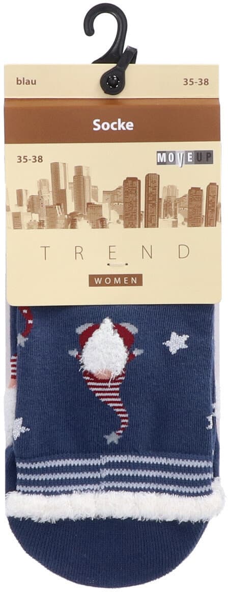 MOVE UP Damen Socken XMAS-Gnomes