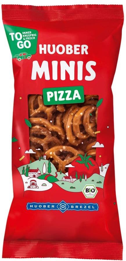 HUOBER Bio Mini Knusperbrezel Pizza