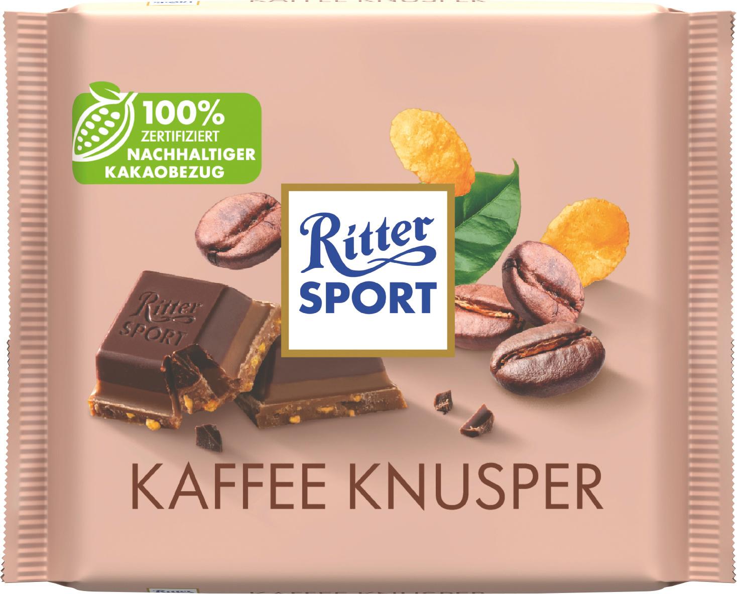 Ritter Sport Schokolade Kaffee Knusper Tafel