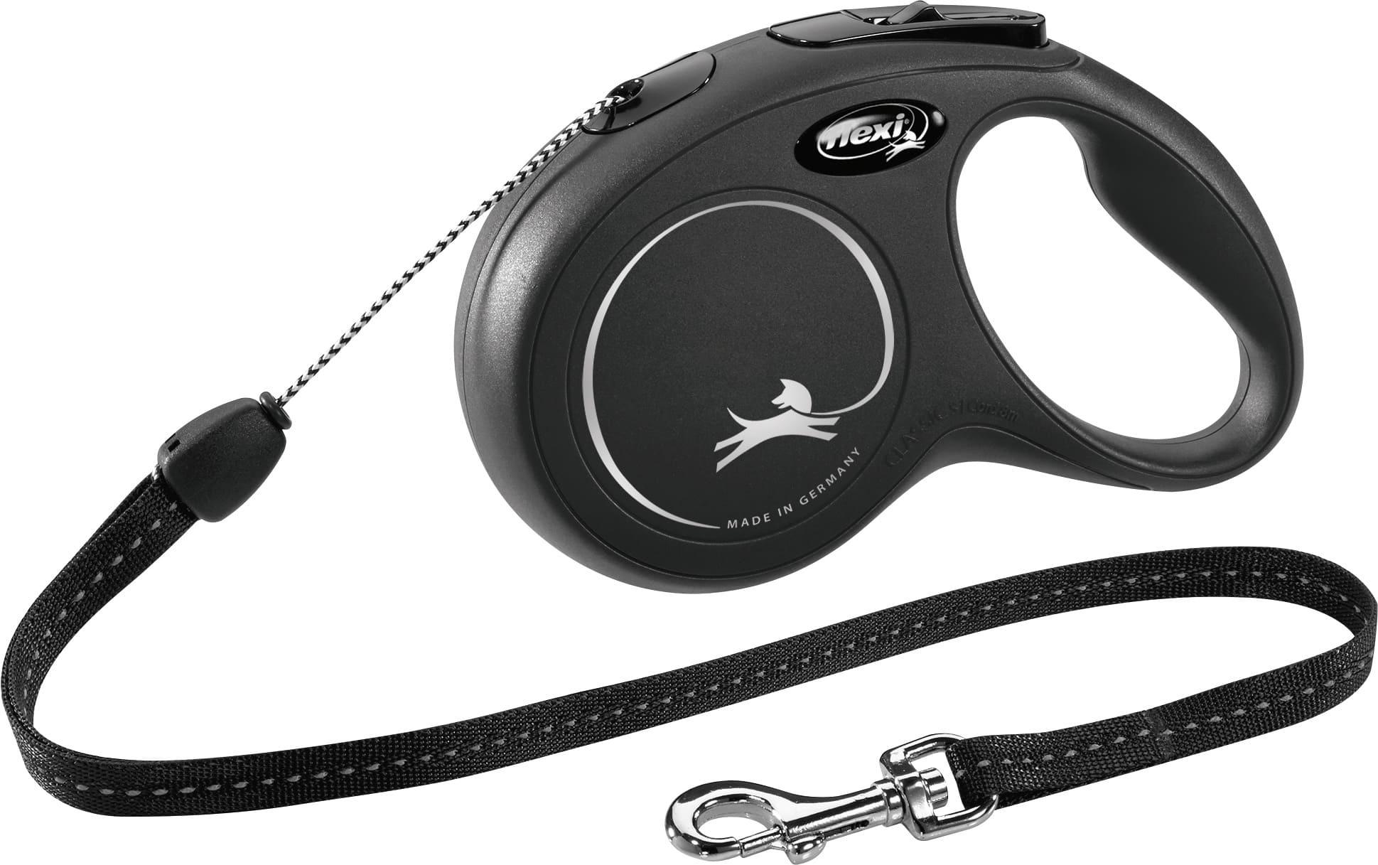 flexi Seil-Leine New Classic schwarz S 8 m Hundezubehör