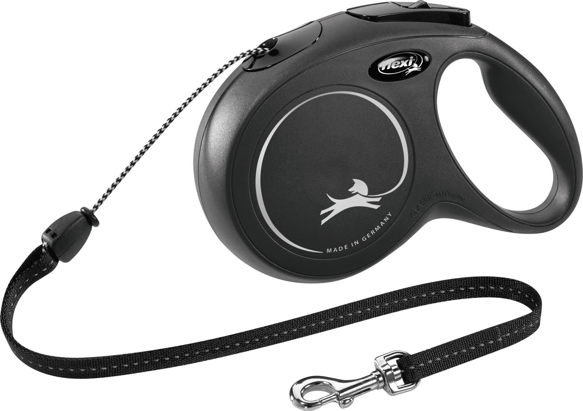 flexi Seil-Leine New Classic schwarz M 8 m Hundezubehör