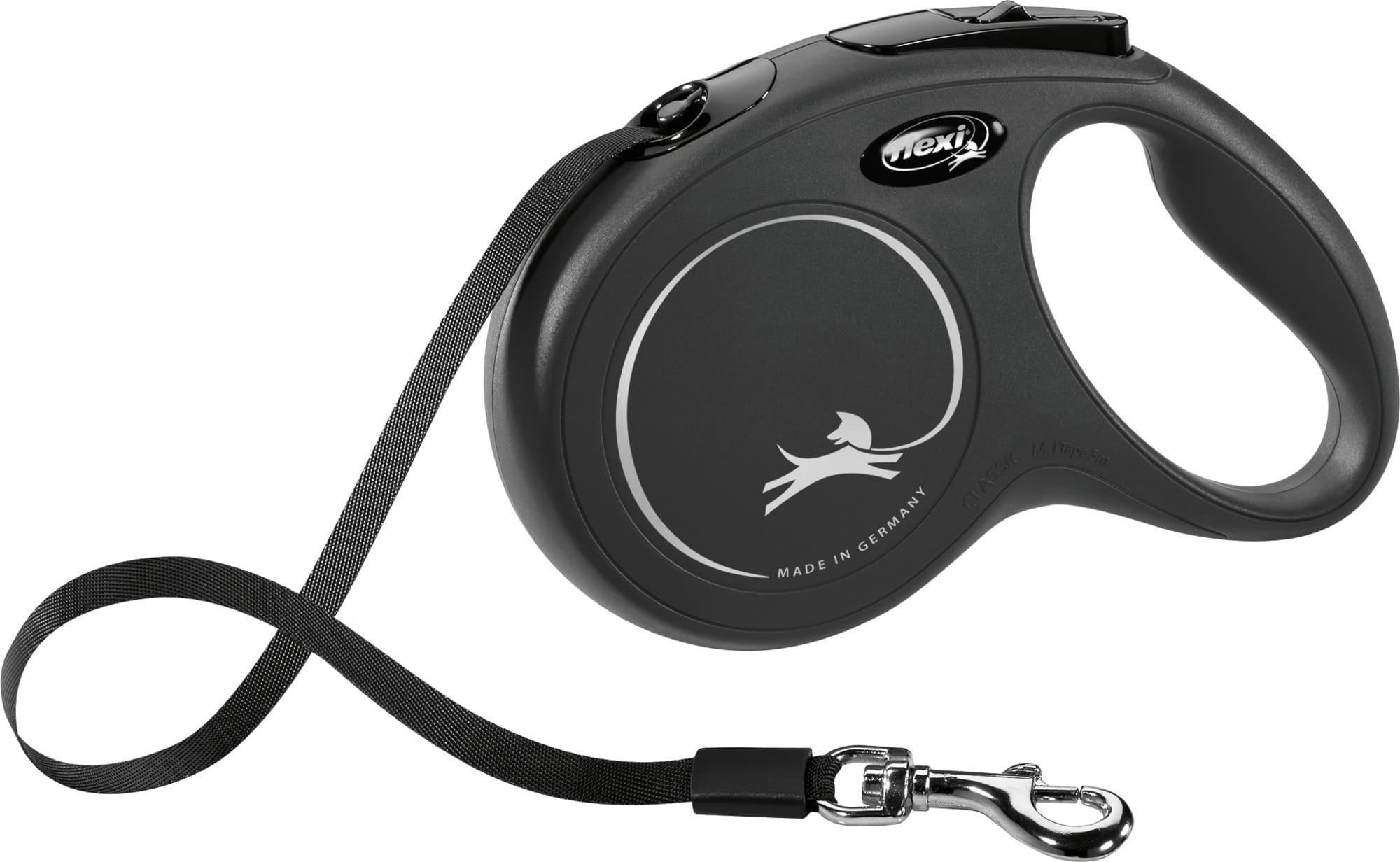 flexi Gurt-Leine New Classic schwarz M 5 m Hundezubehör