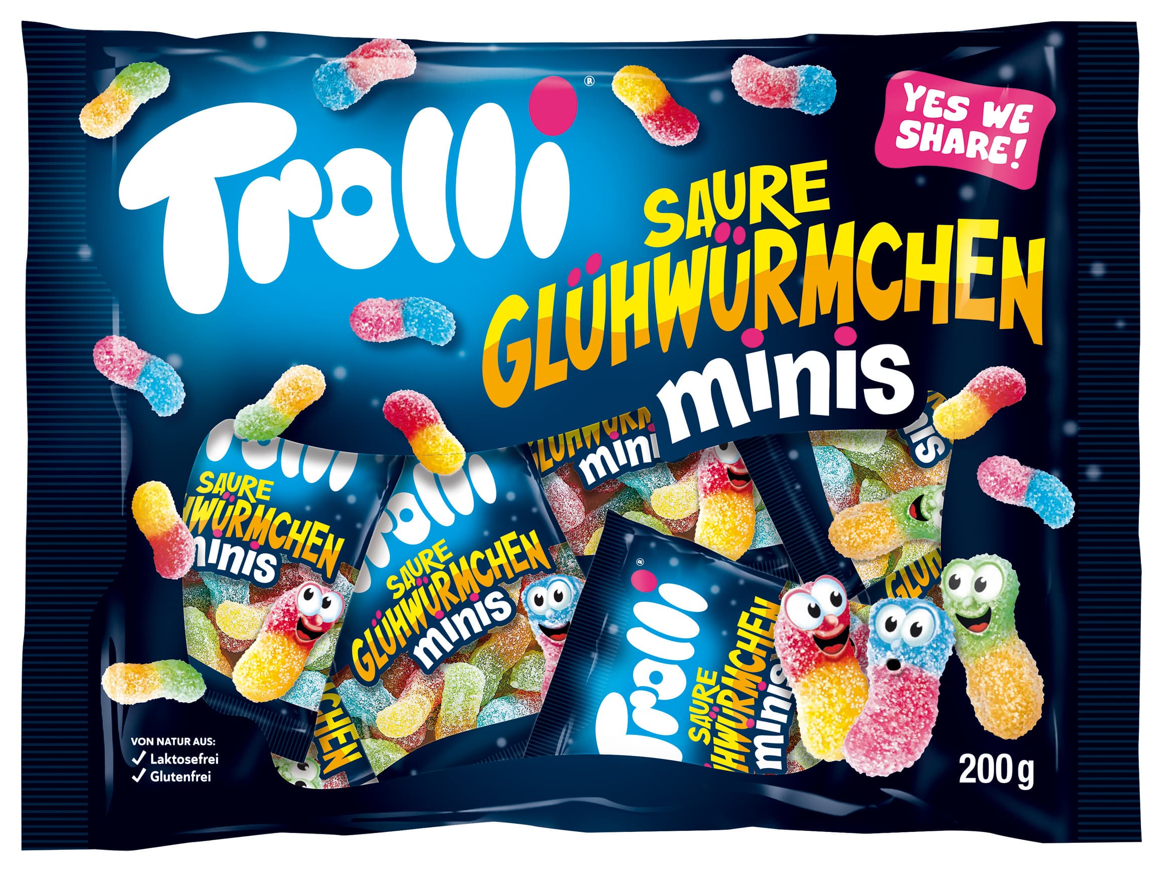 Trolli Saure Glühwürmchen minis