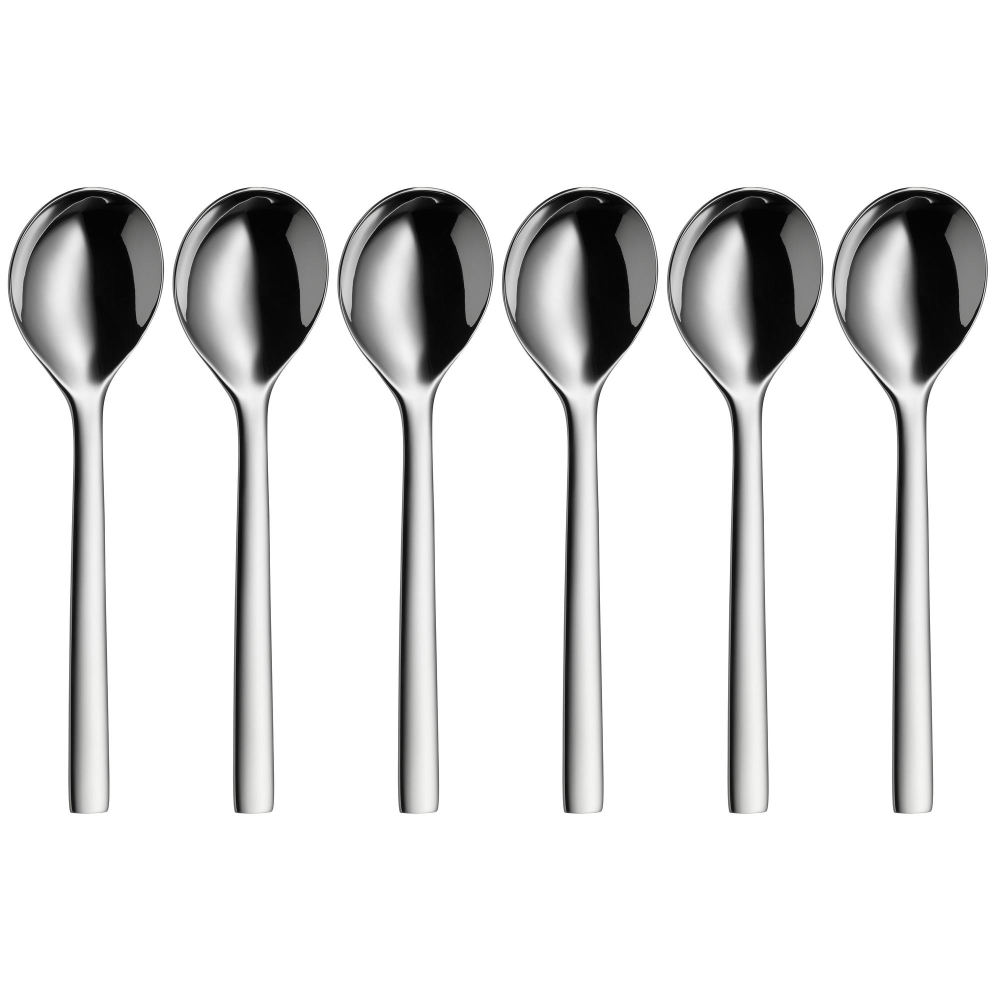 WMF Suppentassenlöffel Set 6 Stück Nuova